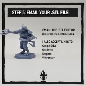 Where to send your Hero Forge file - Arcane Flame
