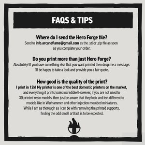 Hero Forge printing service FAQs and Tips - Arcane Flame