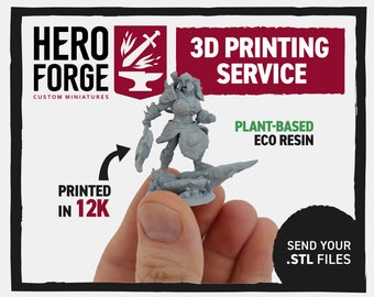 Hero Forge 3D printing service | Bring your TTRPG miniatures to life