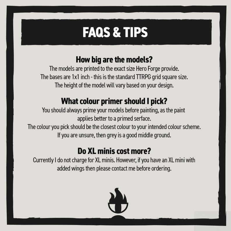 Hero Forge printing service FAQs and Tips - Arcane Flame