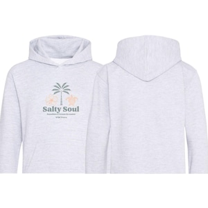 Salty Soul kids Hoodie, summer hoodie, surf girl, surf kids, beach babe.