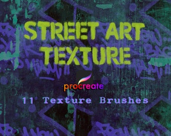 Street Art Texture Brushes: 11 Grungy Wall Art Textures for Procreate