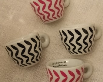 4  Tazas de Café Espresso  illy Art Collection Mona Hatoum