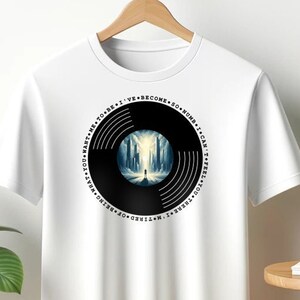 Kreatives individuelles Songtexte T-Shirt Vinyl Design Numb Chill & Deep Rock Musik Vibes Lässiges Alltagsmode Shirt Unisex Bild 1