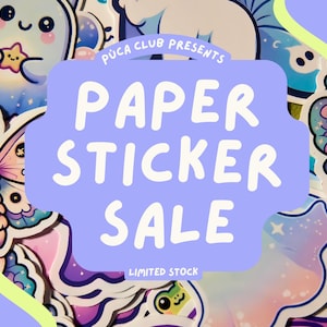 Leuke papieren stickerbundel sale: beperkte voorraad! - Handgemaakte, waterbestendige vinylsticker voor laptops, notebooks, waterflessen en meer