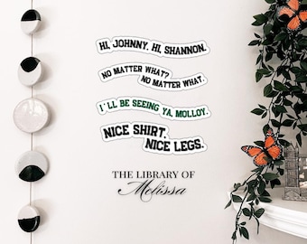BoT Taglines Inspired Sticker | Book Lovers Gifts