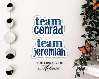 Adesivo Team Conrad Team Jeremiah: vinile laminato olografico