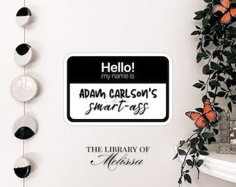 Adam Carlson's Smart-A | Inspired Sticker | Book Lovers Gifts | Smut Reader | Bookish Gifts
