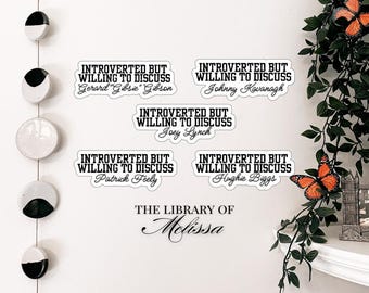 Willing to Discuss | BoT Inspired Sticker | Book Lovers Gifts | Smut Reader | Bookish Gifts
