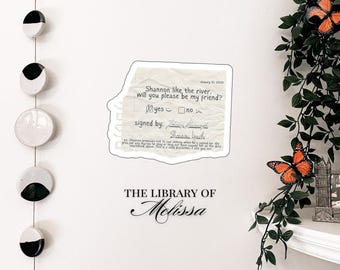 Shannon and Johnny Contract | Inspired Sticker