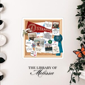 Olive Smith Corkboard Aesthetics | Inspired Sticker | Book Lovers Gifts | Smut Reader | Bookish Gifts