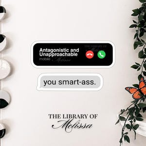 Adam Carlson Quotes | Inspired Sticker | Book Lovers Gifts | Smut Reader | Bookish Gifts