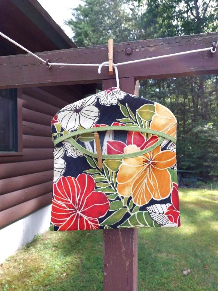 Sac Pinces à Linge Camouflage - Avec Mousquetons Et Cordon De Serrage