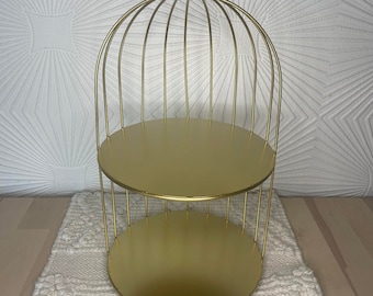 Versatile Bird Cage Style Stand for Afternoon Tea, Desserts, and Wedding Displays