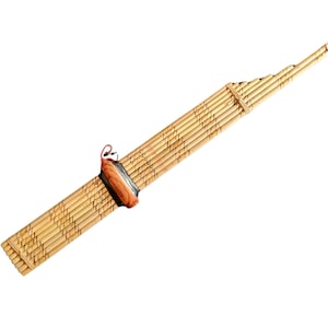 Am Key Khaen Premium pattern design Thai Flute Harmonica, Bamboo Mouth Organ Traditional Thai Musical Kan, Thai Lao Musical Instrument