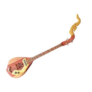 Thai Electric Acoustic Phin 3 Strings 24 frets Isarn Lao Traditional Guitar Musical Instrument Pin Mandolin Northeast Thailand A44