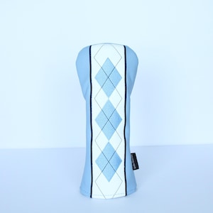 Blue Diamond Argyle Pattern Golf Headcovers - Driver, Fairway Wood, Hybrid image 7
