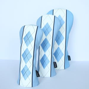 Blue Diamond Argyle Pattern Golf Headcovers - Driver, Fairway Wood, Hybrid image 11