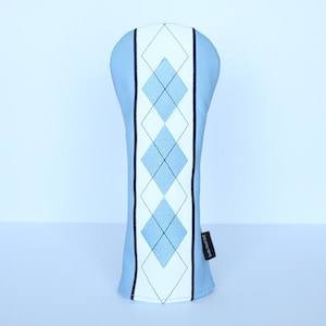 Blue Diamond Argyle Pattern Golf Headcovers - Driver, Fairway Wood, Hybrid image 6