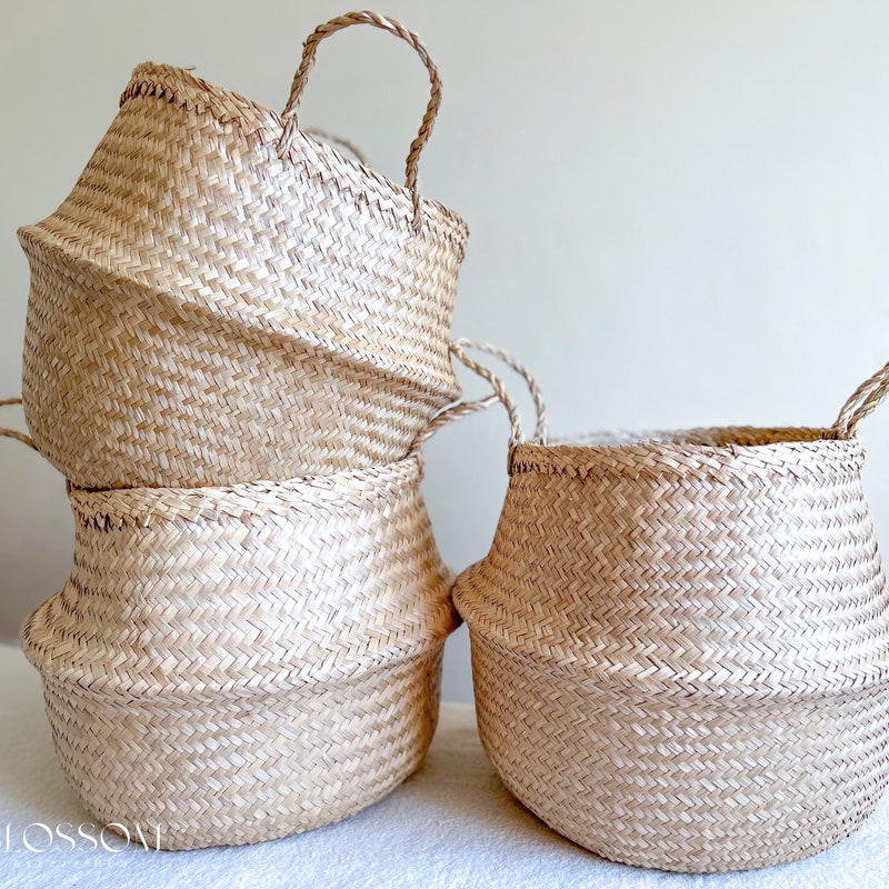 Woven Baskets - Etsy