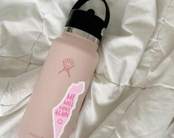 Pegatinas "Bailaremos de nuevo", pegatinas con temática judía e israelí, Tel Aviv, Israel, hebreo, regalo judío, apoyo judío a Israel