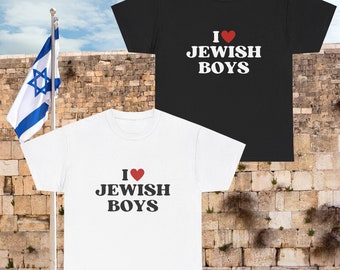 AMO A LOS CHICOS JUDÍOS Camiseta de Israel Camisetas de judaísmo Camiseta de apoyo hebreo a Israel Regalo judío Camiseta del ejército de Israel