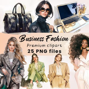 Mode Frau Clipart, Clipart Frau Chef, Mode-Illustration, Büro Clipart, Frauen Clipart, Business Lady Boss, schwarze Frauen Kunst, weiblich