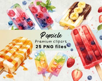 Popsicle Clipart, Ice Cream Png, Summer Clipart, Holiday Clipart, Travel Clipart, Ice Cream Clipart, Summer Dessert, Popsicles, Ice Pop