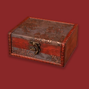 Mother&#39;s Day gift, Wooden vintage jewelry box storage