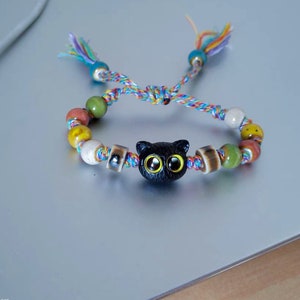 Armband katten Zelfgemaakte armband Dierenarmband Moederdagcadeau Verjaardagscadeau