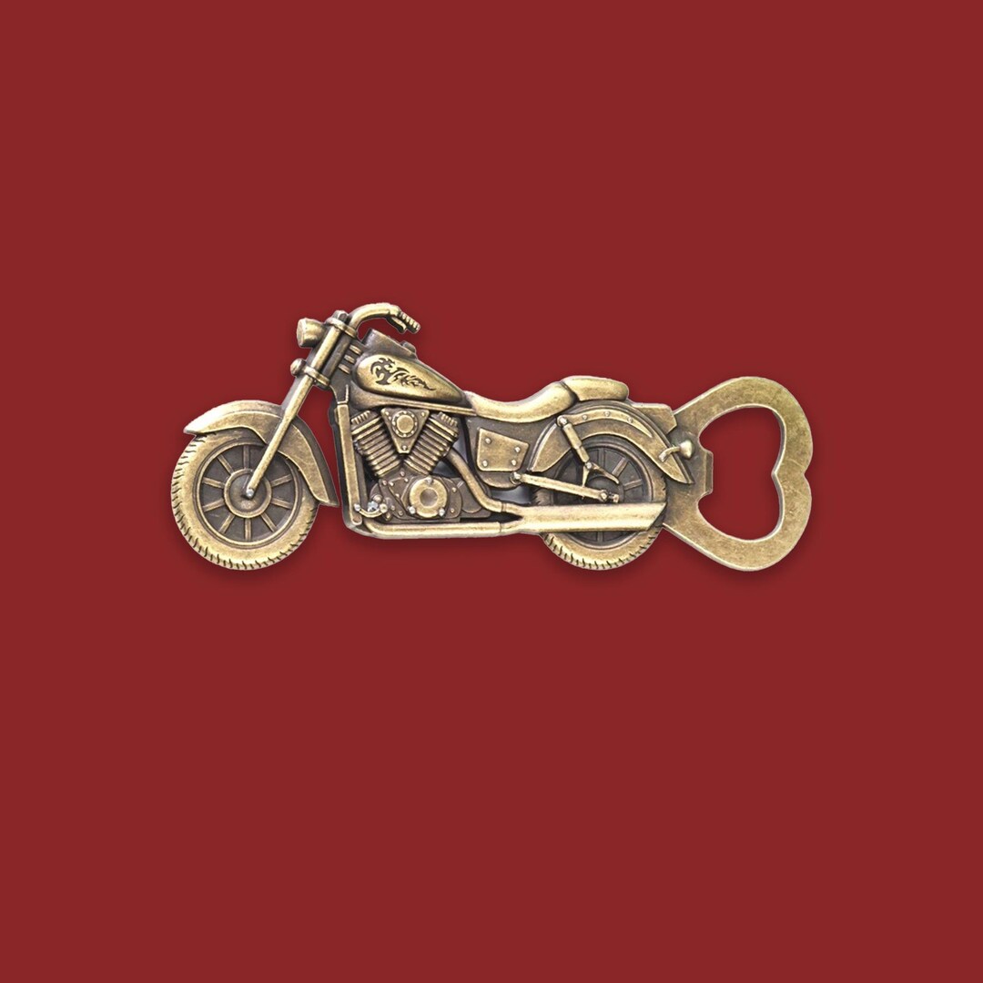 Motorrad-Flaschenöffner Vintage – Aus Metall, Perfekt Für Partys & Geschenke