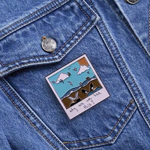 Heartstopper pin brooch, why are we like this pin, Heartstopper leaf pin