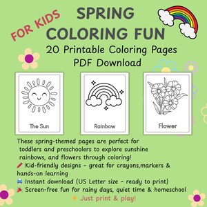 Disegni da colorare primaverili per bambini: 20 divertenti fogli di lavoro stampabili (scarica PDF)