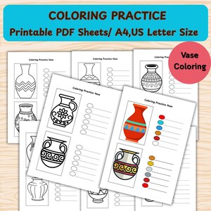 Alcohol Marker Swatch Chart: Color Blending Practice (PDF Download A4/US Letter Size)