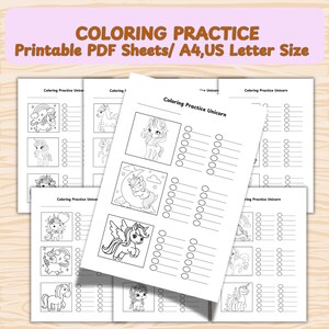 Alcohol Marker Swatch Chart: Color Blending Practice (PDF Download A4/Letter Size)