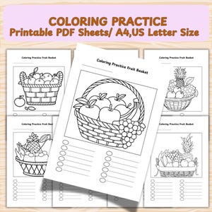 Alcohol Marker Swatch Chart: Color Blending Practice (PDF Download A4/Letter Size)