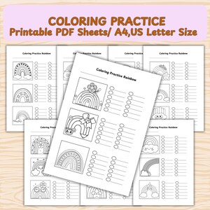Alcohol Marker Swatch Chart: Color Blending Practice (PDF Download A4/Letter Size)