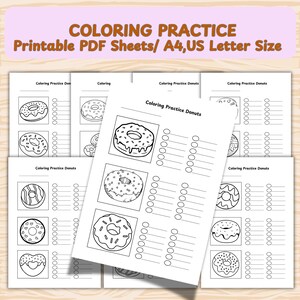 Alcohol Marker Swatch Chart: Color Blending Practice (PDF Download A4/Letter Size)