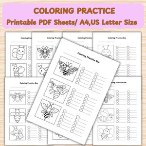 Alcohol Marker Swatch Chart: Color Blending Practice (PDF Download A4/Letter Size)