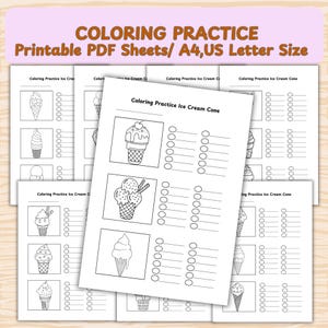 Alcohol Marker Swatch Chart: Color Blending Practice (PDF Download A4/Letter Size)