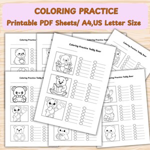 Alcohol Marker Swatch Chart: Color Blending Practice (PDF Download A4/Letter Size)
