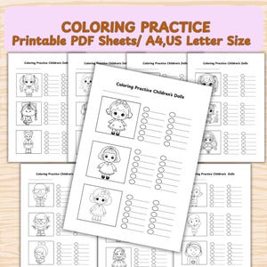 Alcohol Marker Swatch Chart: Color Blending Practice (PDF Download A4/Letter Size)