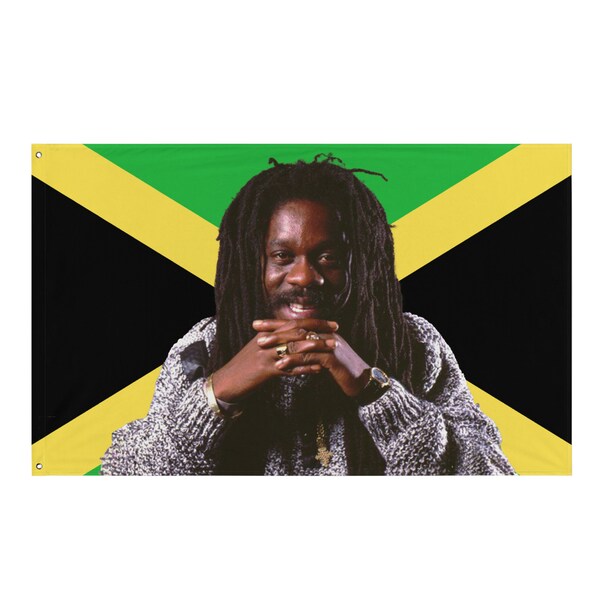 Dennis Brown Flag - Jamaica Home Decor Tapestry