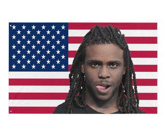 Drapeau Chief Keef - Tapisserie Hip Hop pour la maison 34" X 56"