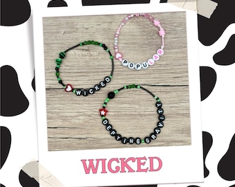 Wicked Musical Handmade Stretch Beaded Bracelet