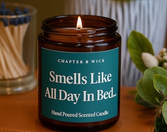 Zabawna świeca | Zapachowa świeca sojowa, dowcipny podpis