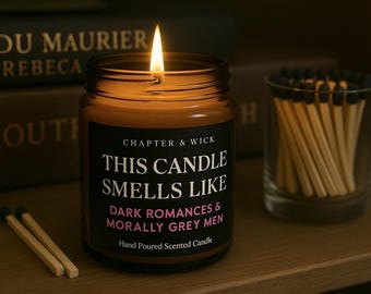 Vela de soja Dark Romances / Regalo de Booktok