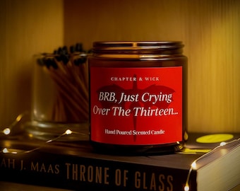 Świeca Tron ze Szkła, Trzynaście, świeca sojowa Booktok