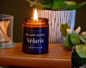 ACOTAR Velaris Candle – prezent dla miłośnika książek, świeca zapachowa z wosku sojowego