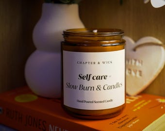 Vela para amantes de los libros / Cera de soja perfumada, cuidado personal